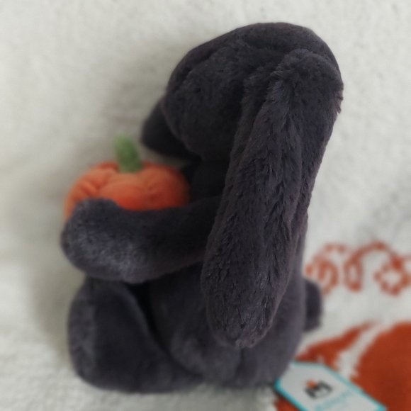 NEW WITH TAGS Jellycat Bashful Pumpkin Bunny Halloween 2024 - Picture 3 of 3